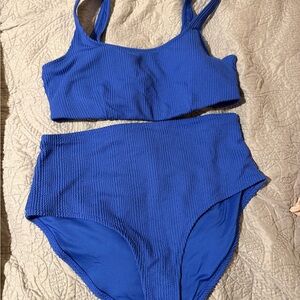 Old Navy Vibrant Blue Bikini Set